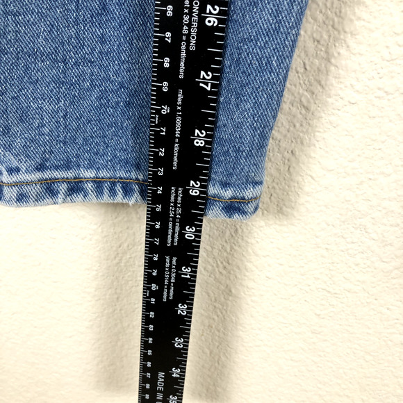 French Dressing Jeans Blue Embellish High Rise Straight Leg Butterfly Womens 8 - Picture 14 of 16